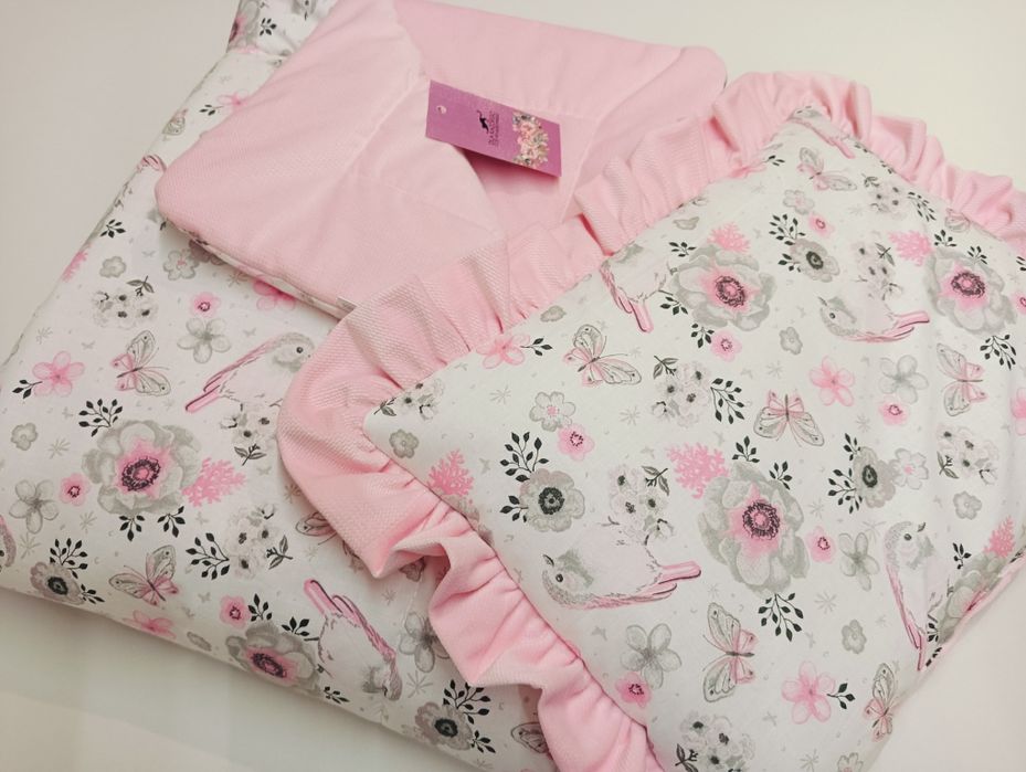 Kołderka i poduszka komplet pościeli do żłobka przedszkola