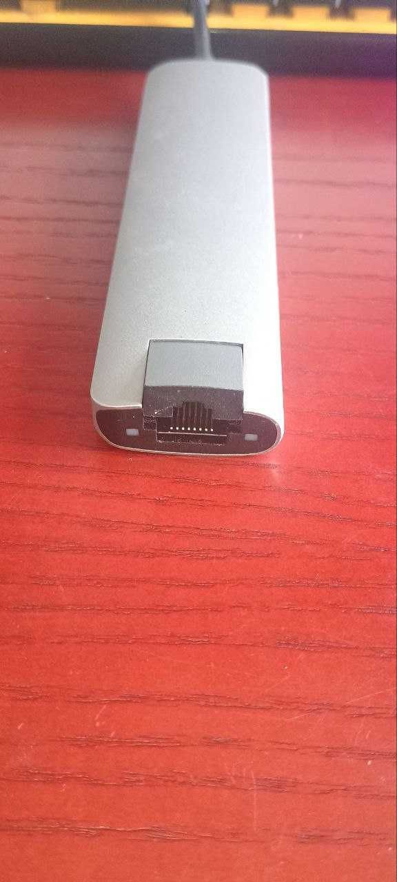 Хаб USB Satechi 7-in-1 USB-C Slim Multiport Adapter 4K with Ethernet