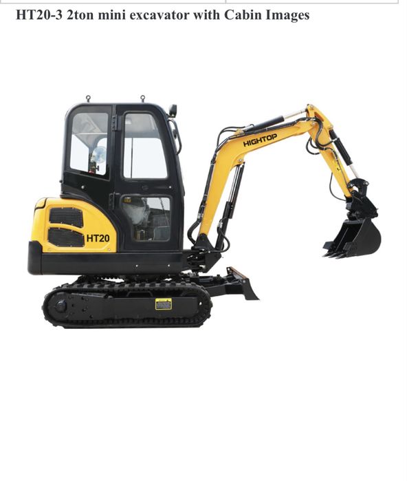 Wynajme koparke 2 T na doby bez operatora