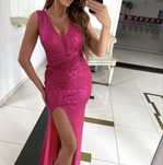 Sukienka Pretty Women cekinowa różowa rozmiar XS sylwester studniówka