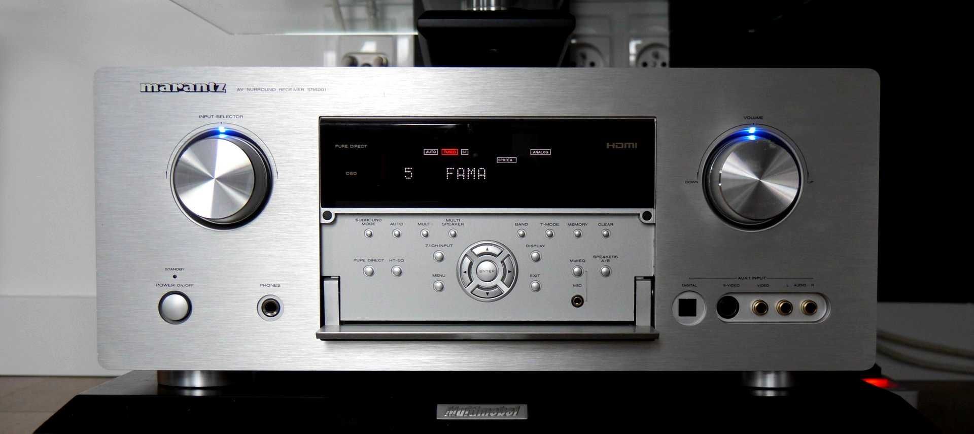 Marantz SR6001 - 7.1 ch Dolby Digital EX\DTS 96/24, ES, Neo:6\HDCD\DSD
