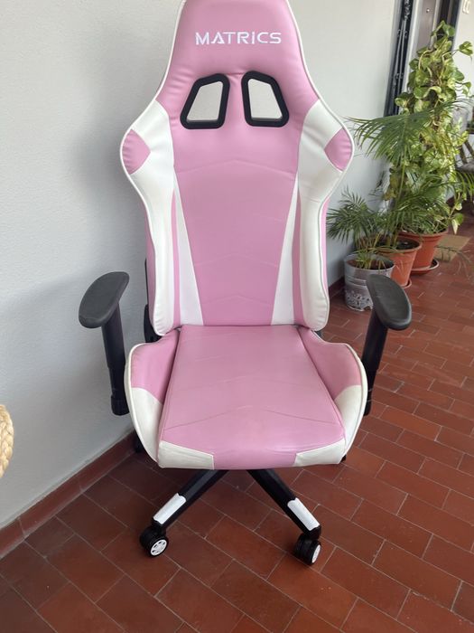 Cadeira gaming rosa