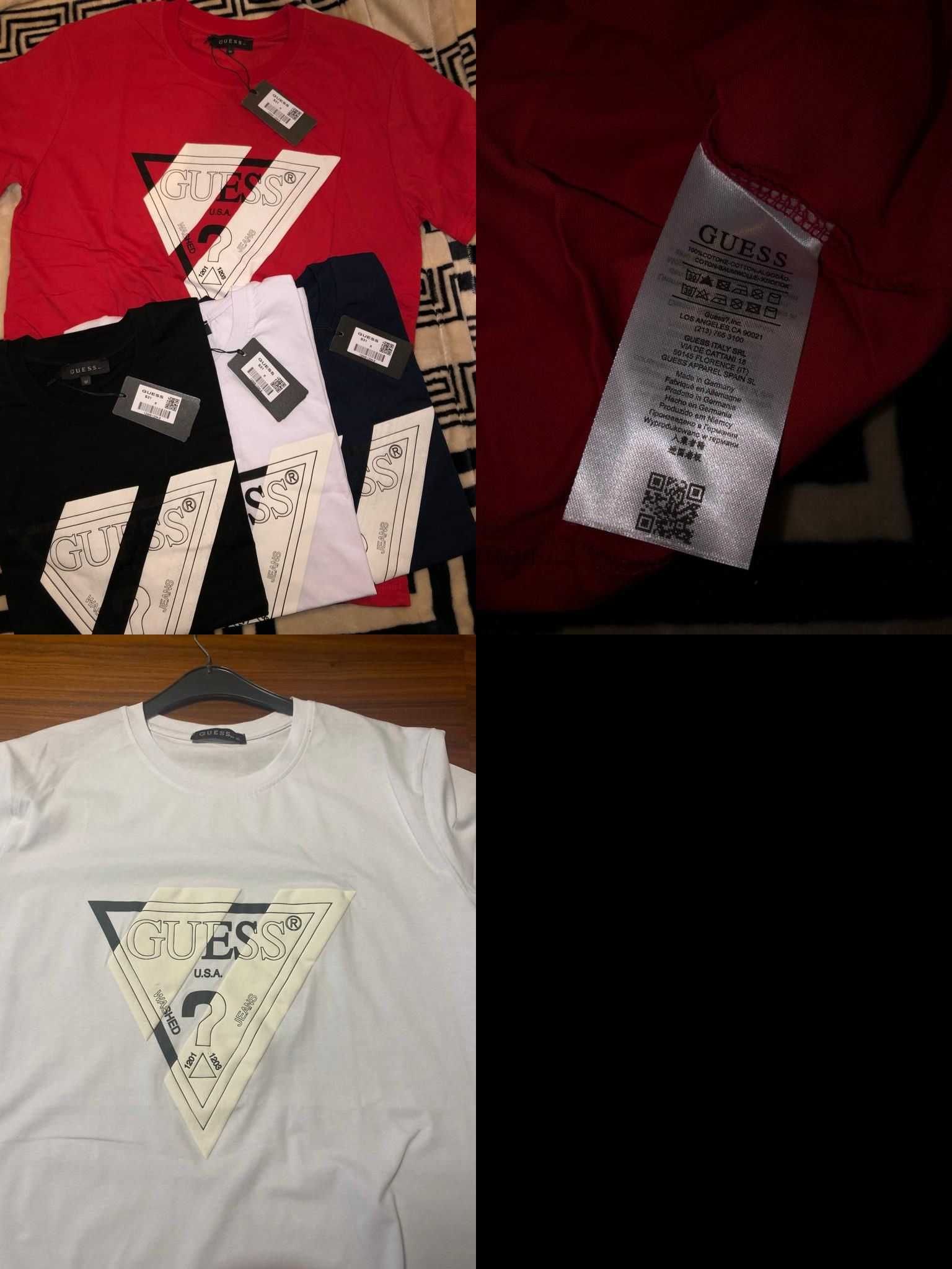 Koszulka męska duzy znaczek Hugo Boss Shirt Karl Burberry Premium