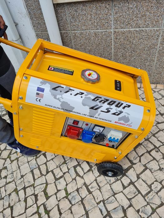 Gerador gasolina de 9000 watts novo