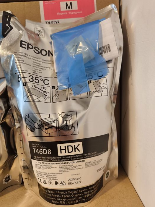 Tusz Epson T46D8 HDK – 1100 ml – Oryginalny  F6300
