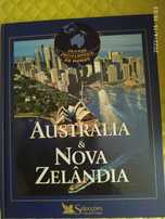 Livro "Grande Enciclopédia do Mundo" - Austrália e Nova Zelândia