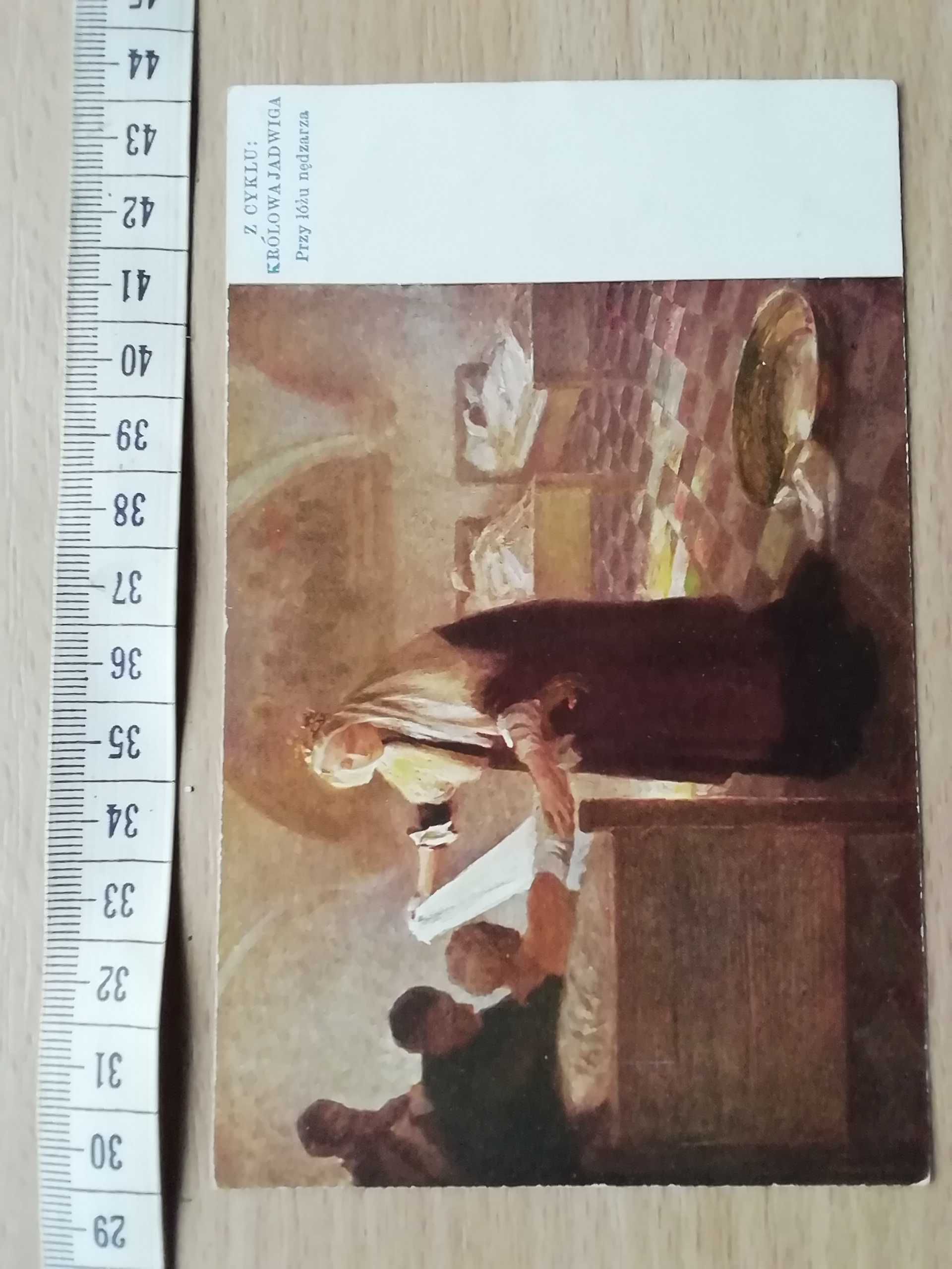 Pocztówki patriotyczne polskie , stare , obrazujące literaturę ,