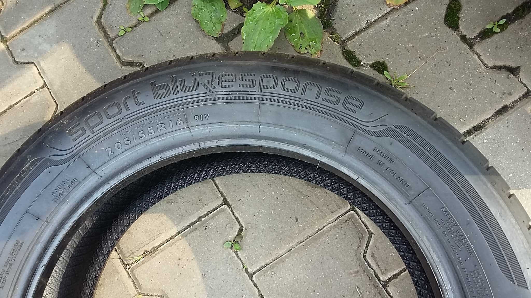 Opony letnie Dunlop 205/55R16 91V stan bdb 6mm bieżnika