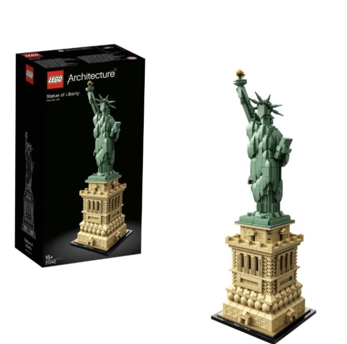 NA LEWARA - klocki LEGO 21042 Architecture Statue od Linetty NOWE
