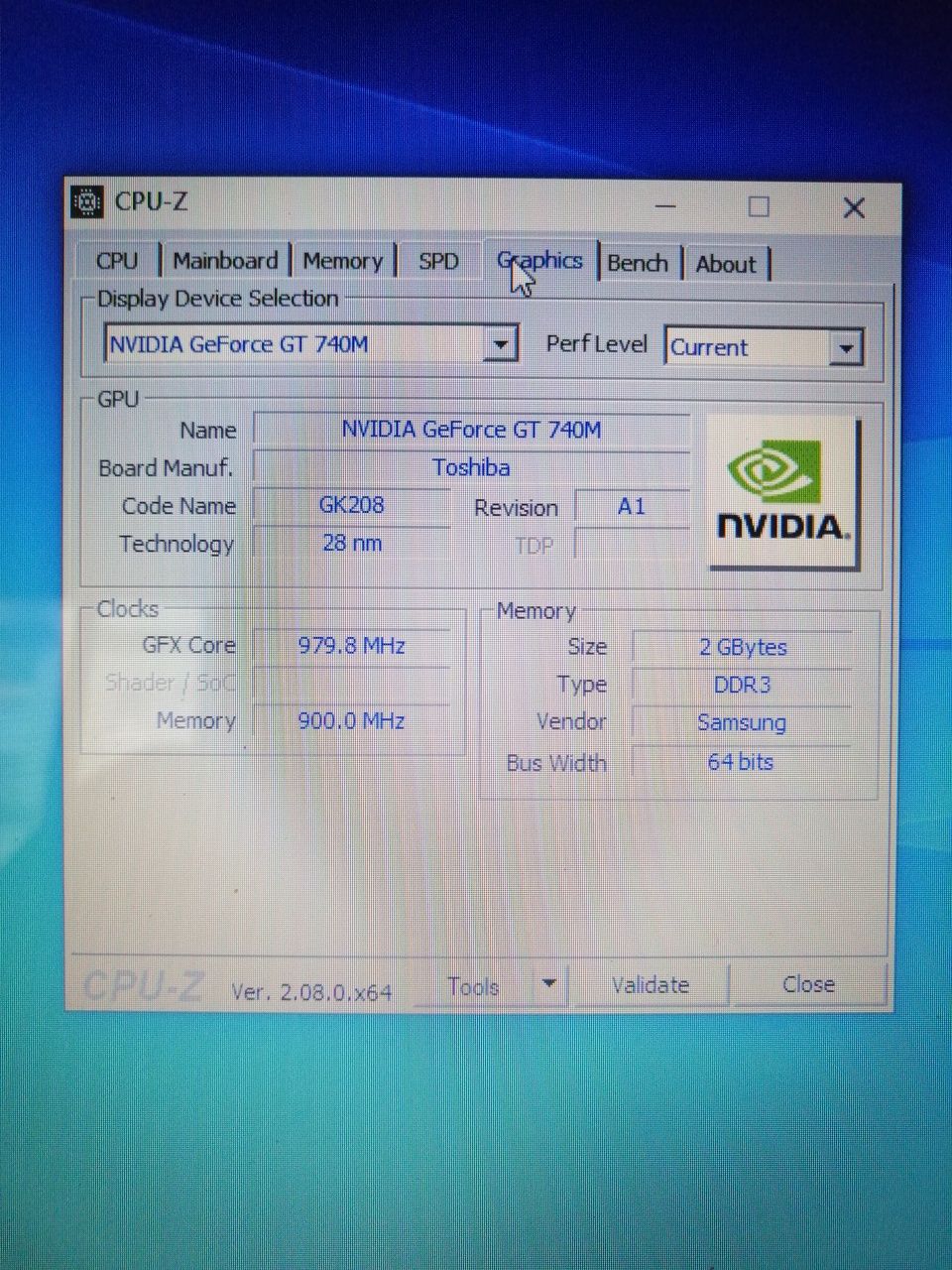 Toshiba gamer L50-A i7 3,2 Ghz 8GB Nvidia Geforce 2 GB SSD 500 GB