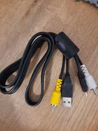 Kabel USB A/V do Fuji Film / 8PIN - USB + 2