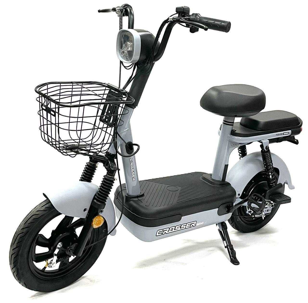 Топ продаж! Електровелосипед Crosser Mini двомісний (450 Вт  12AH 48V)