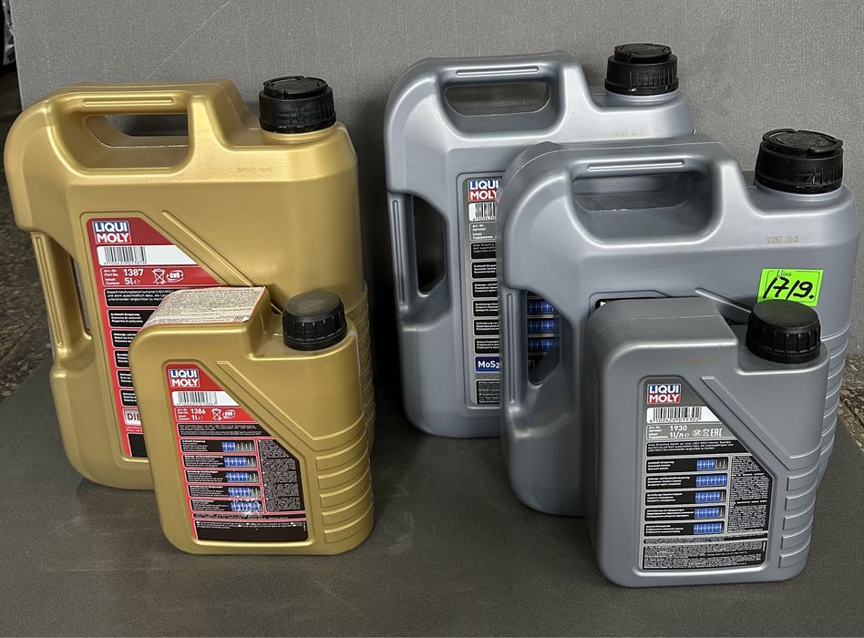 Масло 10w40/Liqui Moly 10w40 5L Diesel -2029грн/10w40 4л MoS2 -1395грн