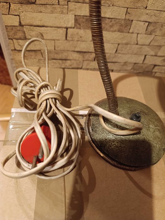 lampka biurkowa PRL - lata 60-te