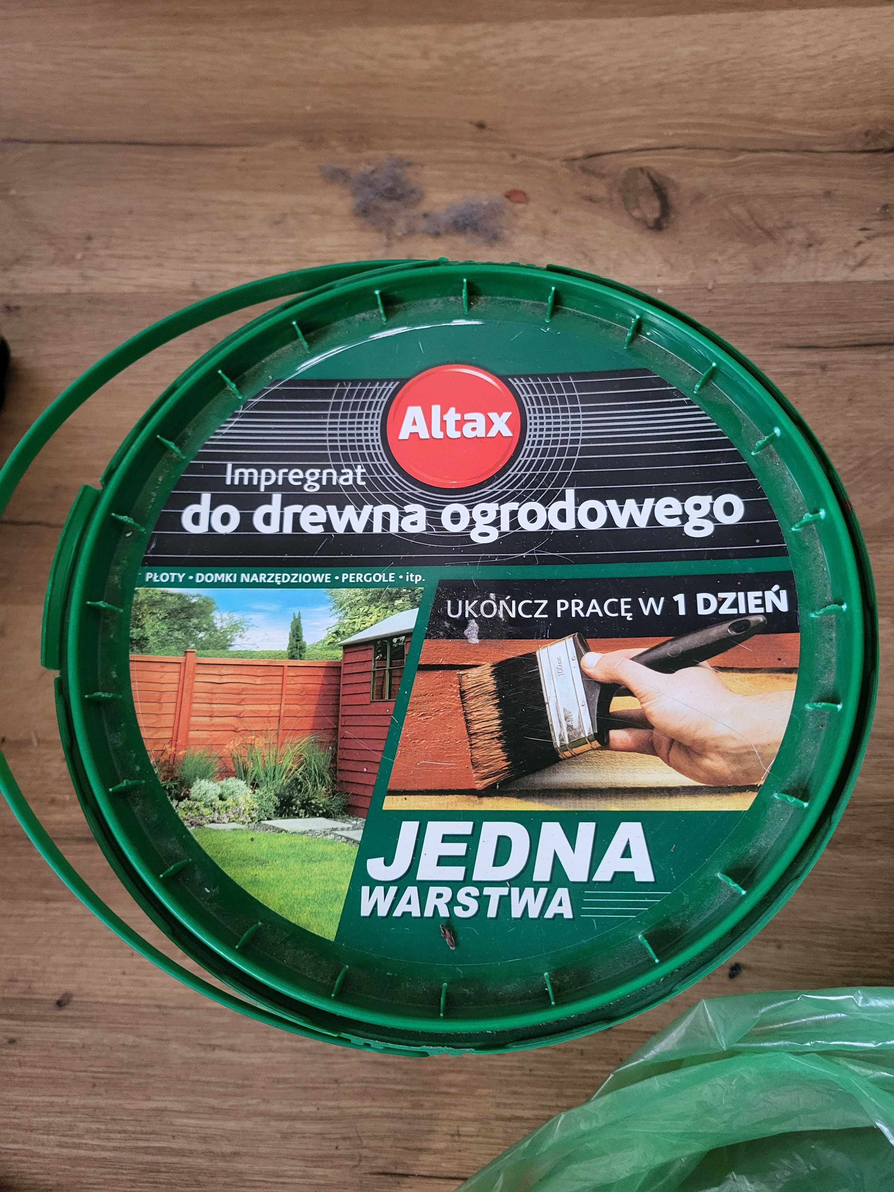 Nowy Impregnat do drewna ogrodowego JEDNA WARSTWA  5 Litrow Tik Altax