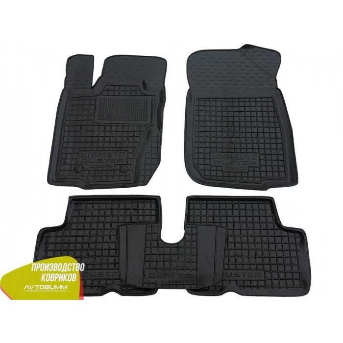 Коврики в салон Renault - Arkana Captur Duster Zoe Kadjar резиновые