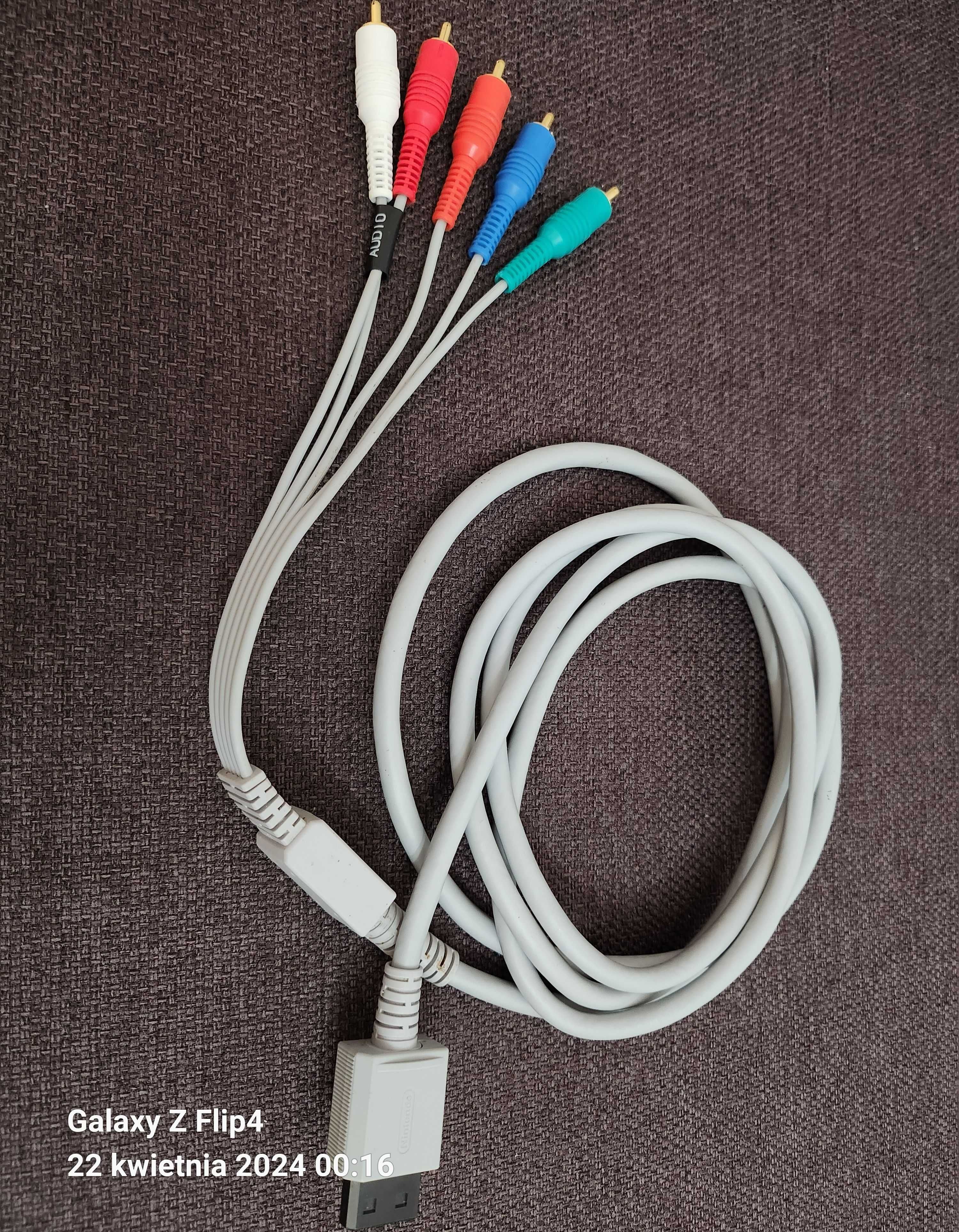 Oryginalny Kabel HD Component Video Cable Nintendo Wii RVL-011 Unikat