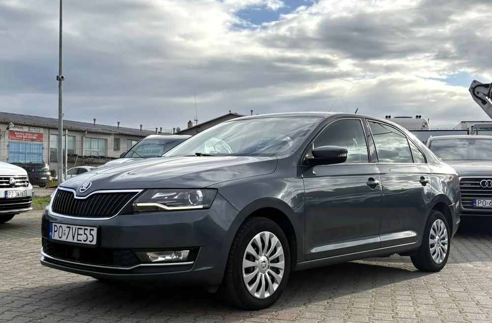 Skoda RAPID SalonPL/ PDC/ Klimatyzacja/ Bluetooth/ Dotykowy Ekran/ CzujnikiPark