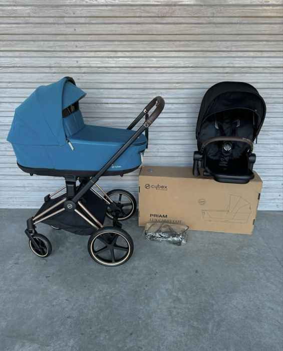 Cybex Priam 4.0 Mountain Blue і Onyx Black Rose Gold
