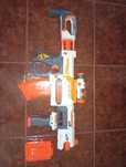 Conjunto de várias pistolas nerf