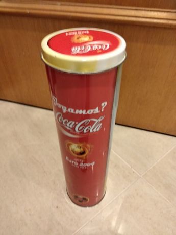 Garrafa de coleção Coca-Cola Euro 2004