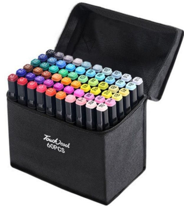 Набор скетч-маркеров для рисования двусторонних Touch