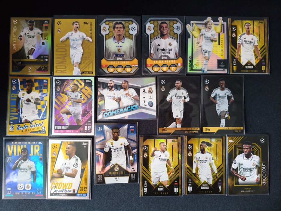 Real Madryt - zestaw kart specjalnych Topps
