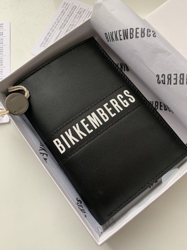 Фірмове чоловіче портмоне Bikkembergs. Оригінал. Натуральна шкіра.