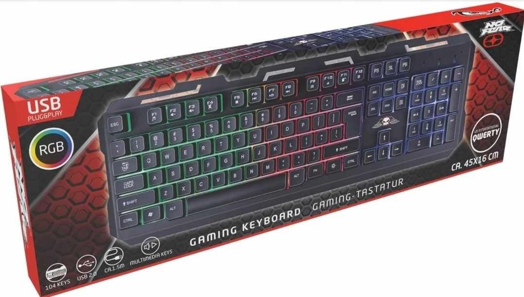 NO FEAR Klawiatura gamingowa USB plug&play