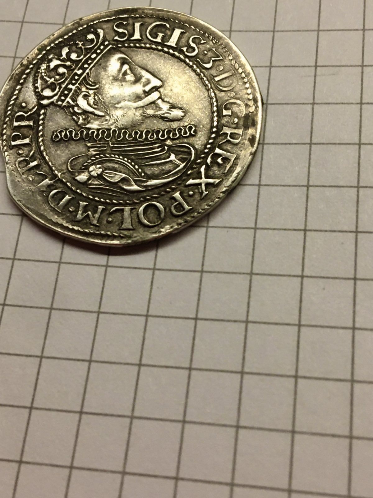 SREBRNA polską monetę 1615r.