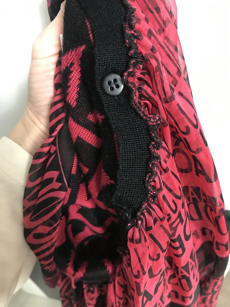 Необыкновенное платье D&G 2 в одном)длинный низ  отстегивается