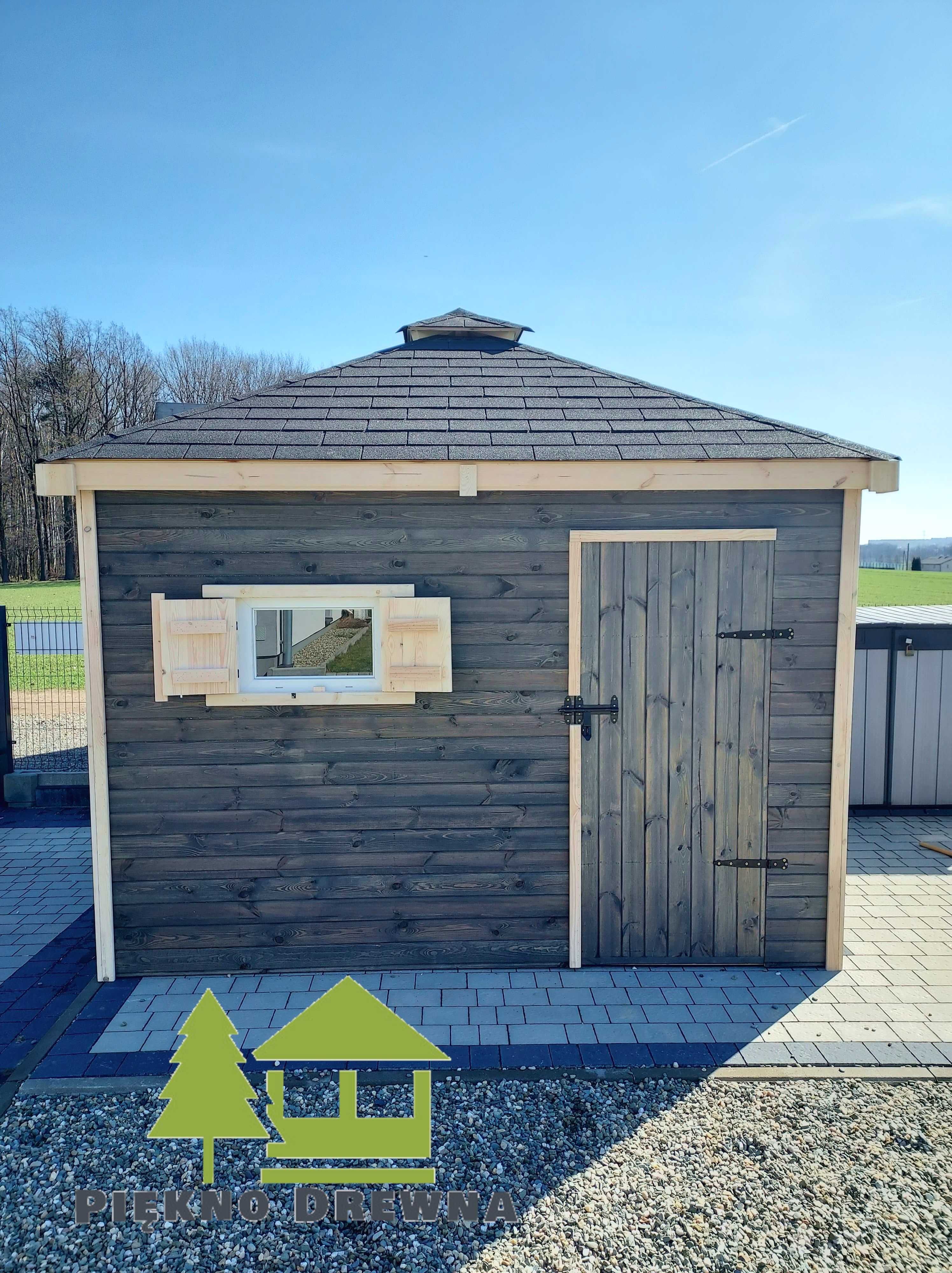 Domek Działkowy Damian 3x3 Piękno Drewna SZYBKA REALIZACJA