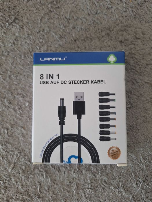 Cabo LANMU 8 em 1 – USB (1 metro) – Novo