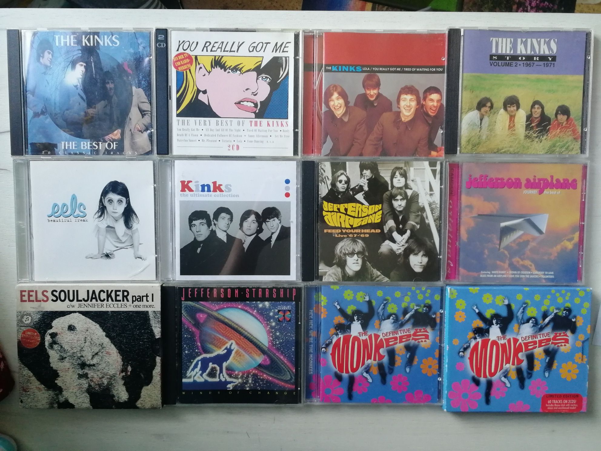 CD диски Indie Rock, The Kinks, OPM, Savage Garden, Jefferson Airplane