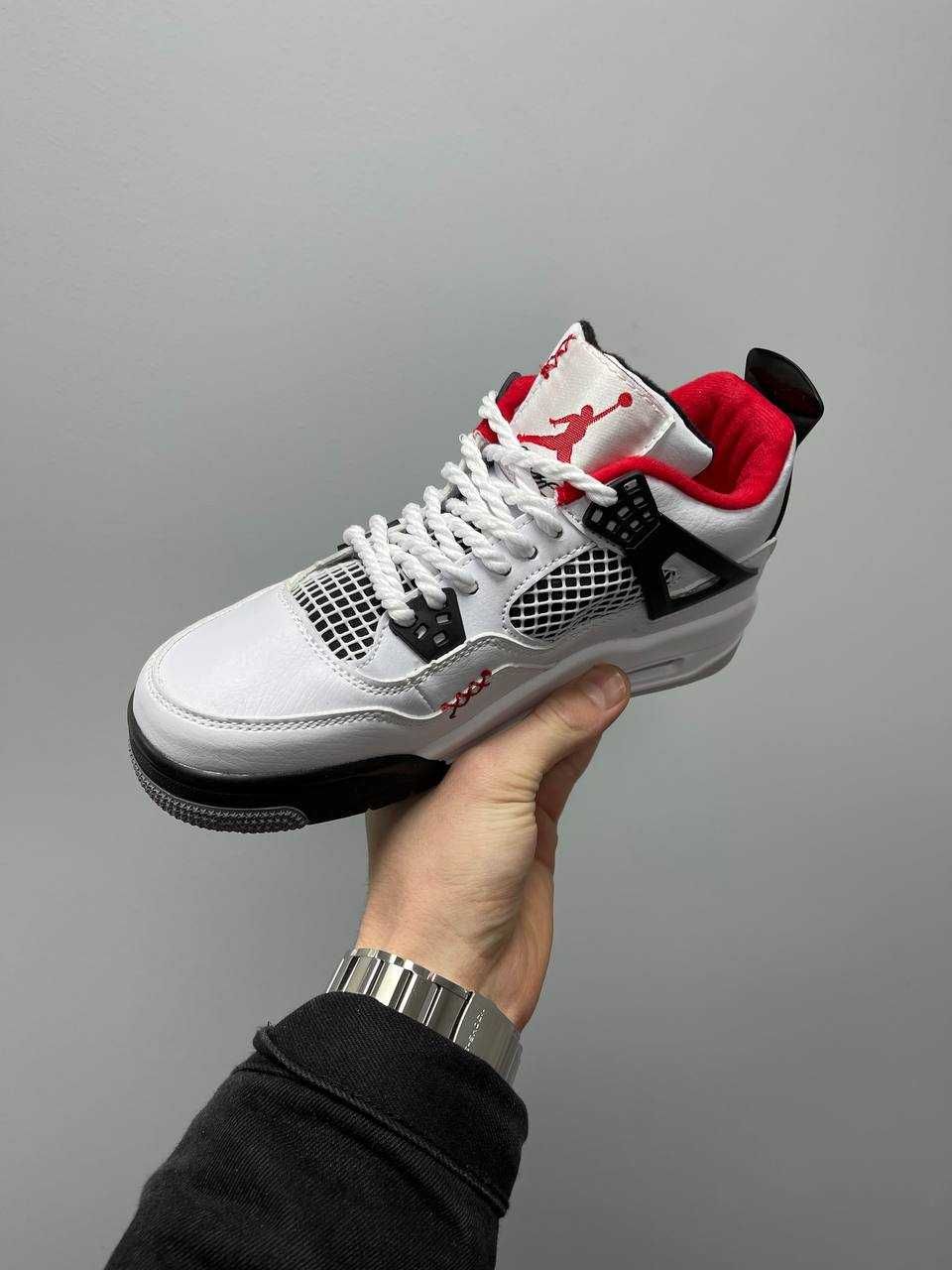 (унісекс) кросівки Nike Air Jordan 4 Chunky Lace ‘White Black’
