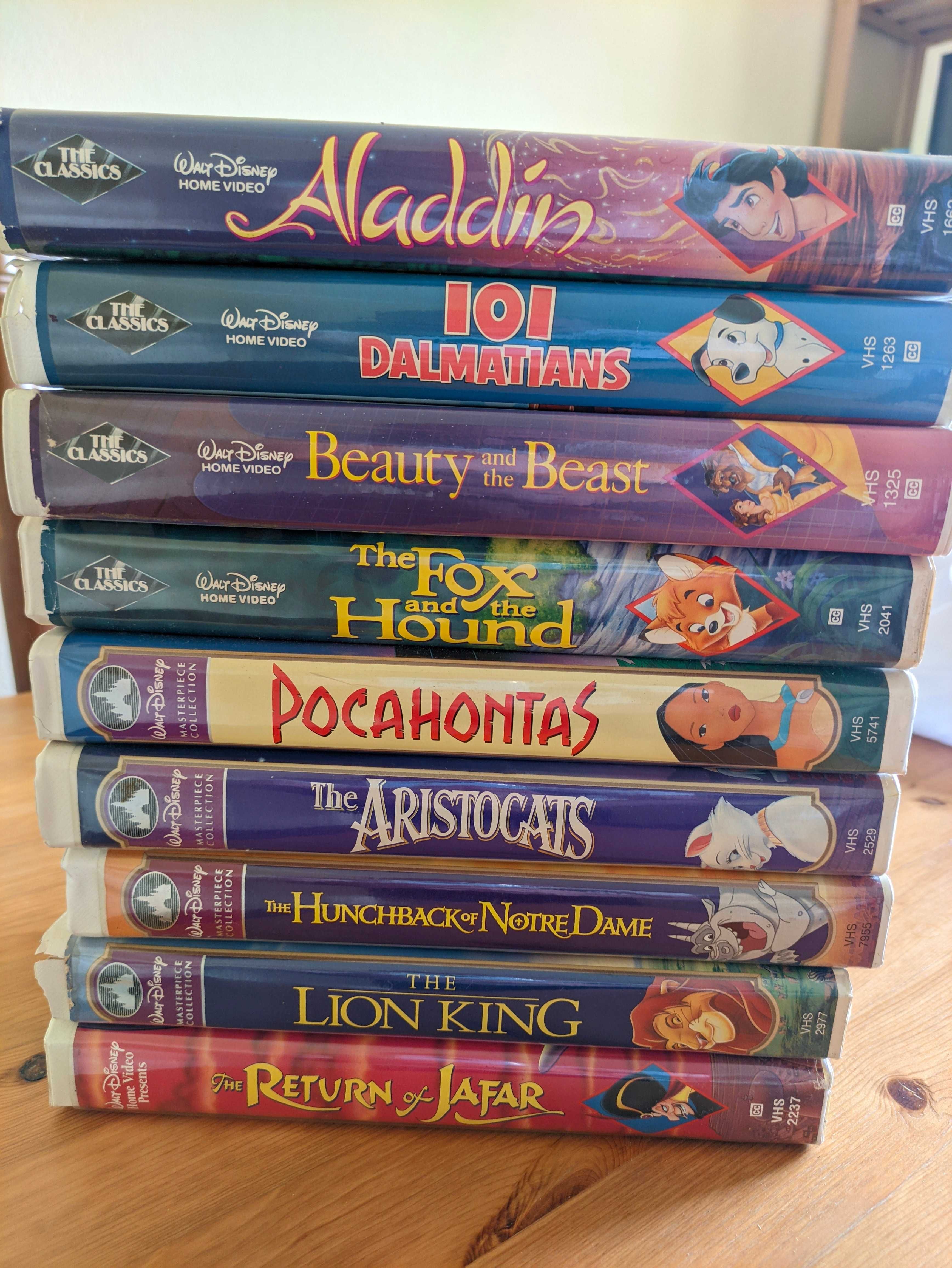 Conjunto original vintage VHS Disney (classics/masterpiece)