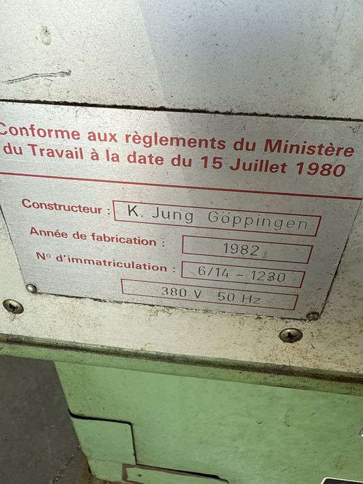 Szlifierka do płaszczyzn Jung JF 415