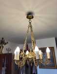 Lampa sufitowa mosiężna