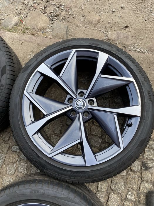 Oryginalne Koła Skoda Kodiaq RS, Enyaq 21” Opony Pirelli 23rok JakNowe