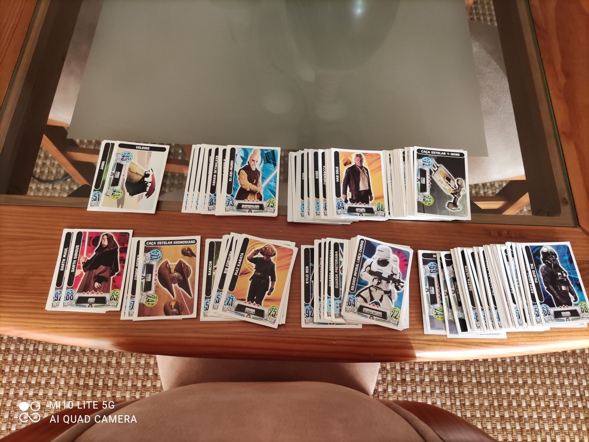 156 Cartas Star Wars