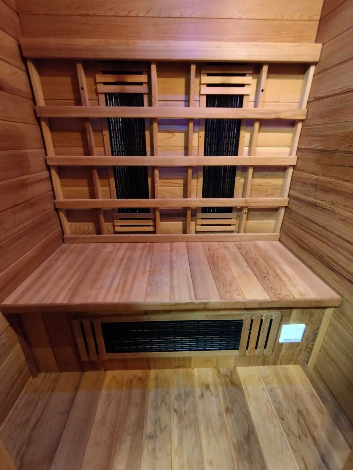 Sauna kabina infrared na podczerwień 230V  1-2 osoby radio oświetlenie