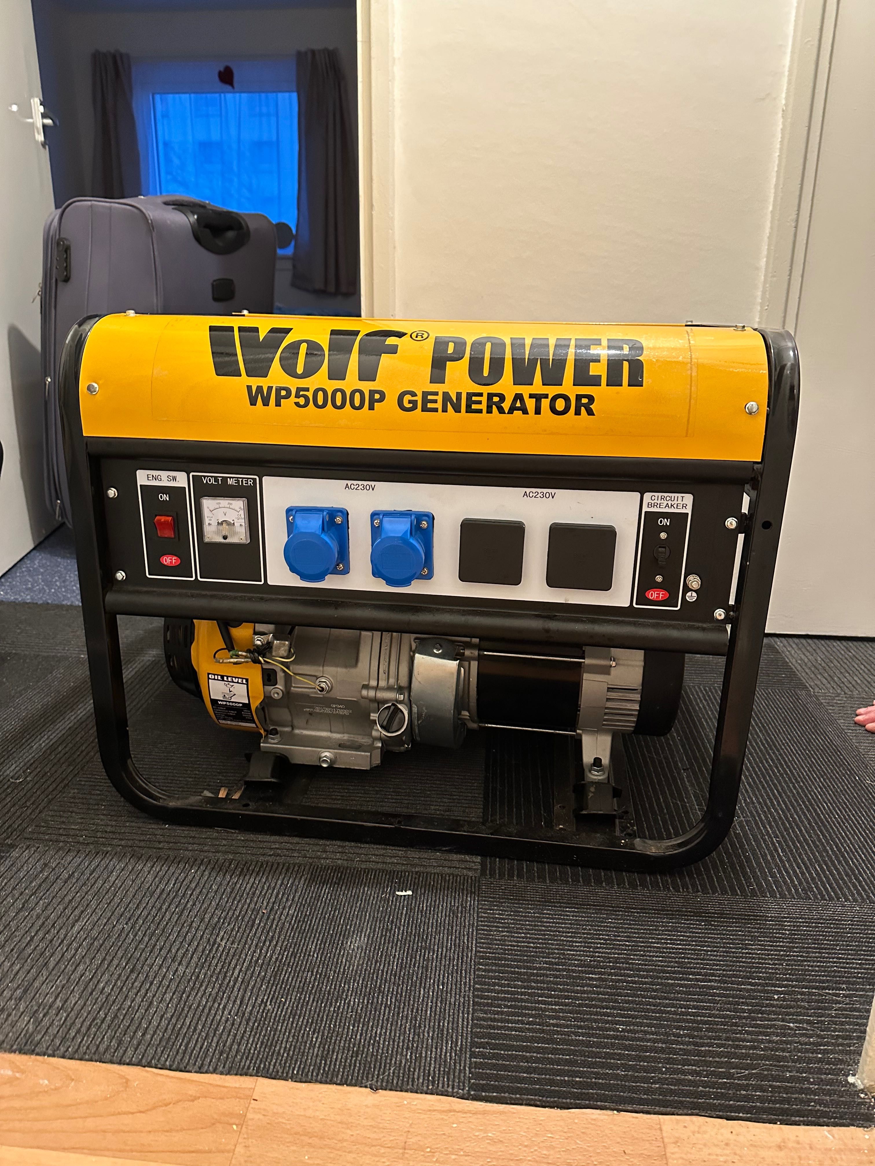 генератор Wolf power WP-5000P GENERATOR