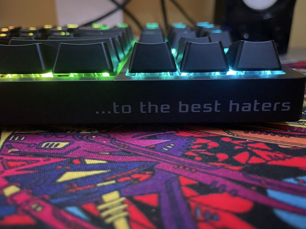 Механічна клавіатура Hator Rockfall Evo TKL НА ЧОРНИХ СВІЧАХ