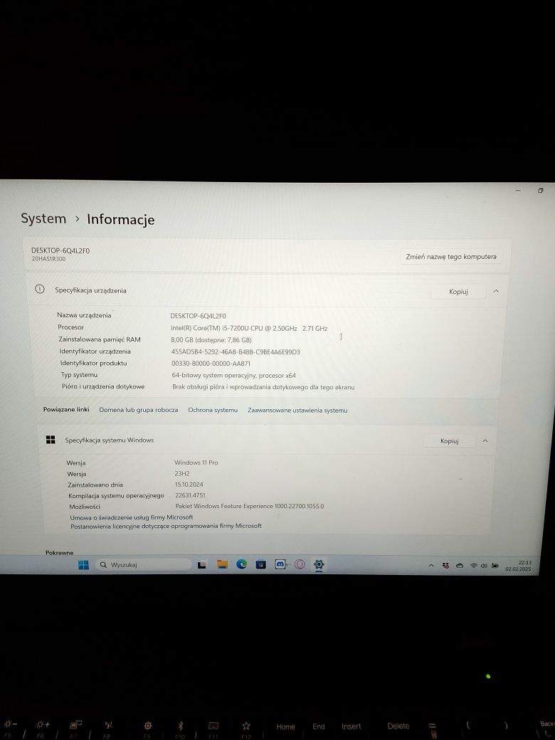 Laptop Deskop- 6Q4L2F0