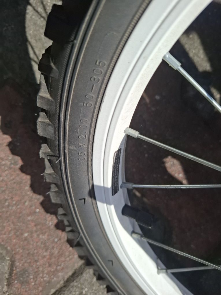 Rower Kross 16 cali + rączka do prowadzenia + kółka boczne