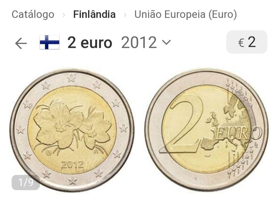 Moeda 2€, Finlândia 2012