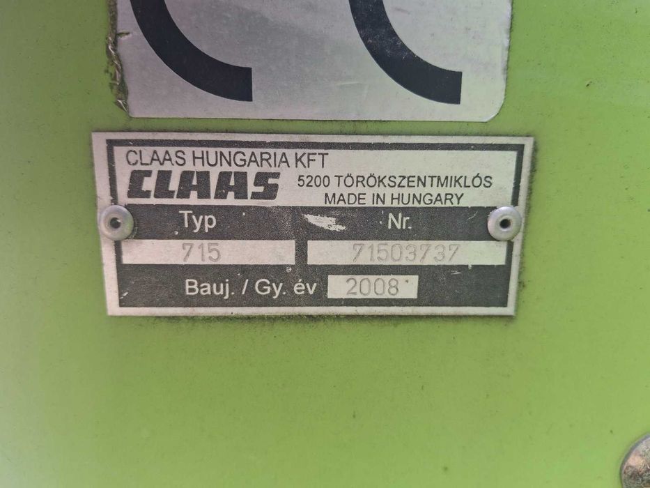 Зернова жниварка жатка CLAAS C750 + ріпаковий стіл TAM