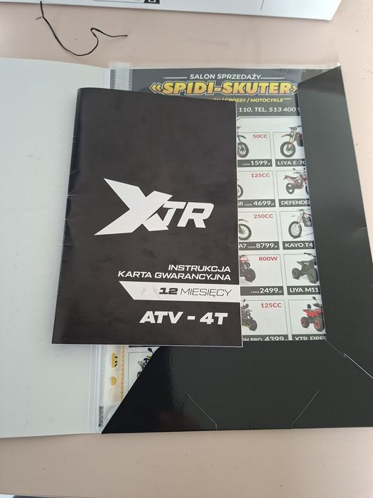 Quad atv 125 jak nowy transport