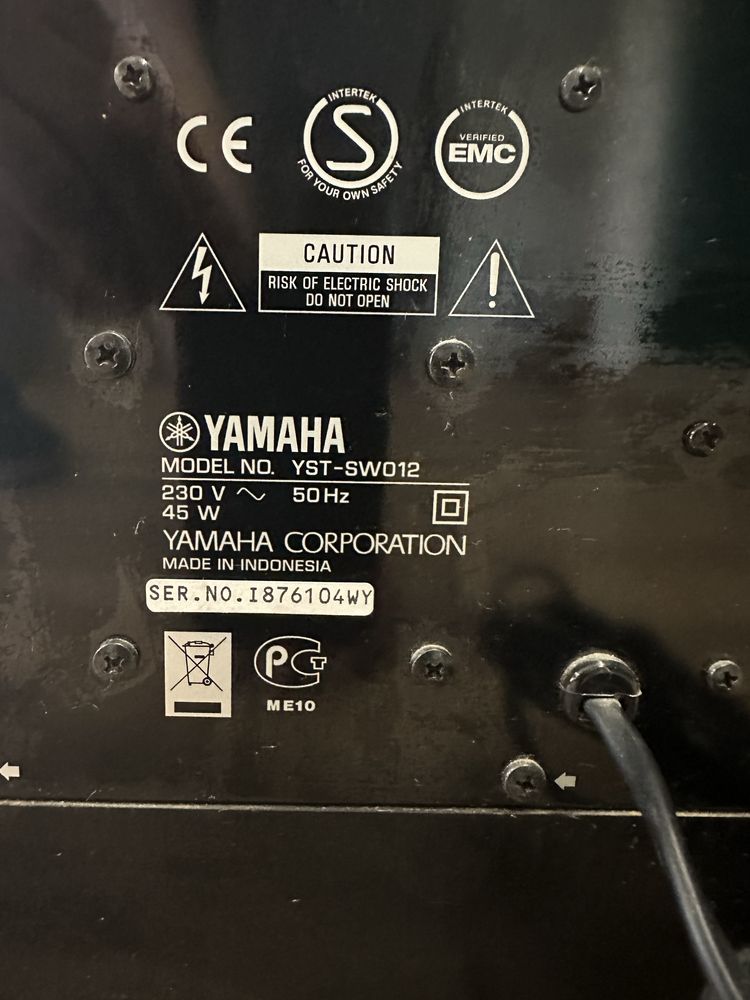 Subwoofer Yamaha YST-SWO12