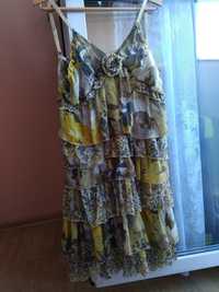 Tiulowo szyfonowa sukieneczka